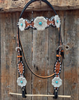 Classic Turquoise and Silver Browband Tack Set  