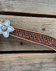 Light Oil Honeycomb Clear and Stars One Ear / Breastcollar Tack Set 