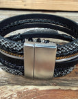 Onyx Boho Multi Strand Wrap Bracelet