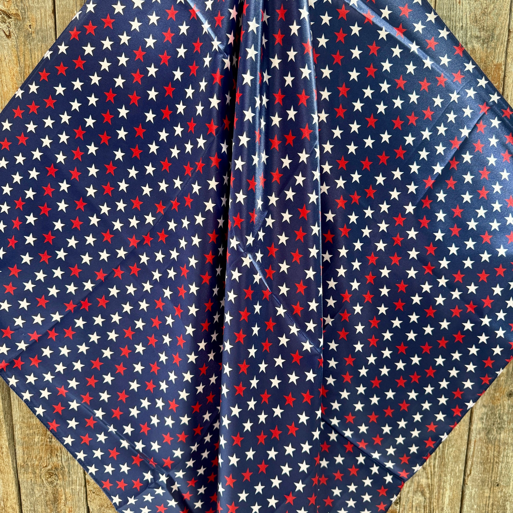 35X35" Red, White &amp; Blue USA Star Wild Rag | Scarf WR3463