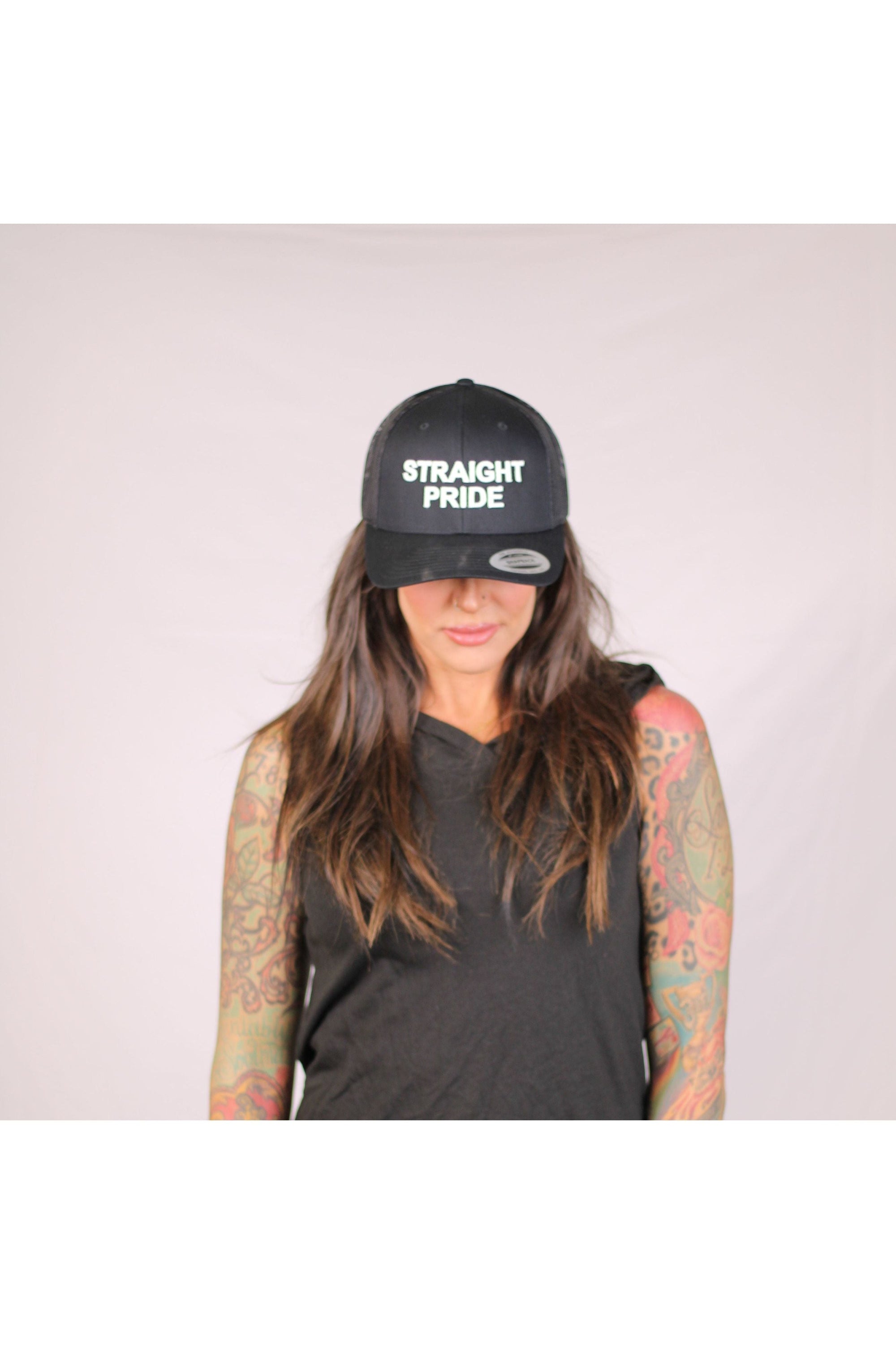 Straight Pride Snapback Hat -clearance