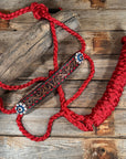 Red Mule Tape Halter - Red White & Blue 