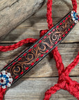 Red Mule Tape Halter - Red White & Blue 