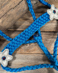 Blue Mule Tape Halter - White Star 