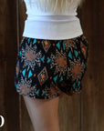 SHORTS | LEOPARD AZTEC