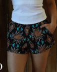 SHORTS | LEOPARD AZTEC