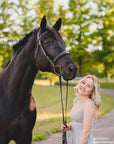 Replacement Noseband of ExionPro Fancy Stitched Raised Anatomical Bridle without Flash