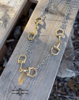 Mixed Metal 3 Bit Necklace