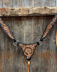 Two Tone Floral Triangle / Gladiator Breastcollar 