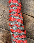 Coral and Grey Mule Tape Halter