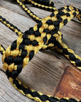 Gold and Black Mule Tape Halter