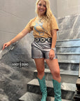 Marfa Metallic Shorts