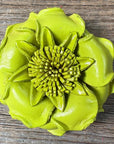Hand Painted Leather Flowers - Gardenias