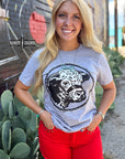 Happy Hereford Tee- GREY