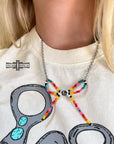 Bandera Bow Necklace