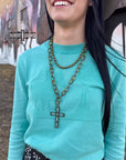 Cowgirl Cross Necklace