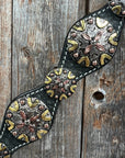 Black Basketweave Copper - Antique Silver Browband Tack Set  