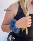 Denim Barbie Scrunchie