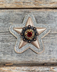 Bronze Small Star Rhinestone Rosette - Assorted Conchos