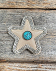 Tan Small Star Rhinestone Rosette - Assorted Conchos