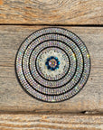 Black AB Circle Rhinestone Rosette - Assorted Conchos