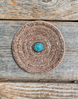 Copper Circle Rhinestone Rosette - Assorted Conchos
