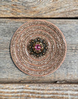 Copper Circle Rhinestone Rosette - Assorted Conchos