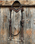 Foxtail and Copper Browband/One Ear Headstall & Breastcollar Tack Set 