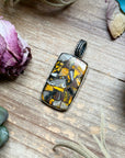 Mojave Bumblebee Pendant – Sterling Silver – Fits Up To 8 mm Pearls – Made by The Bijoux FAB