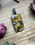 Mojave Bumblebee Pendant – Sterling Silver – Fits Up To 8 mm Pearls – Made by The Bijoux FAB