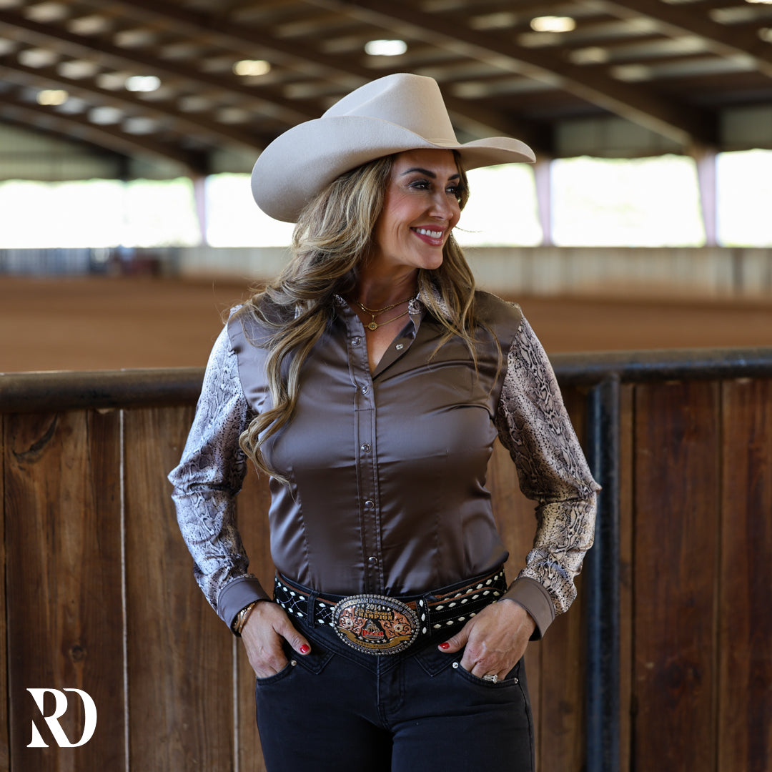 VIPER SATIN PERFORMANCE RODEO SHIRT