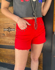 RED- Shenandoah Stud Shorts