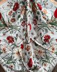 35X35" Peach and Cream Tulips and Lilies Wild Rag / Scarf WR1012