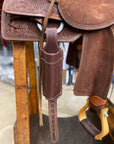 Dark Brown Long Gun Flank Scabbard