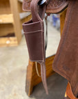 Dark Brown Long Gun Flank Scabbard