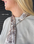 Snazzy Snaffle Scarf Slide