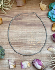Silver-Plated 4 mm Bead Necklace – 20”