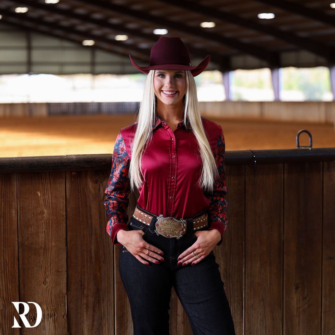 FIESTA SATIN PERFORMANCE RODEO SHIRT