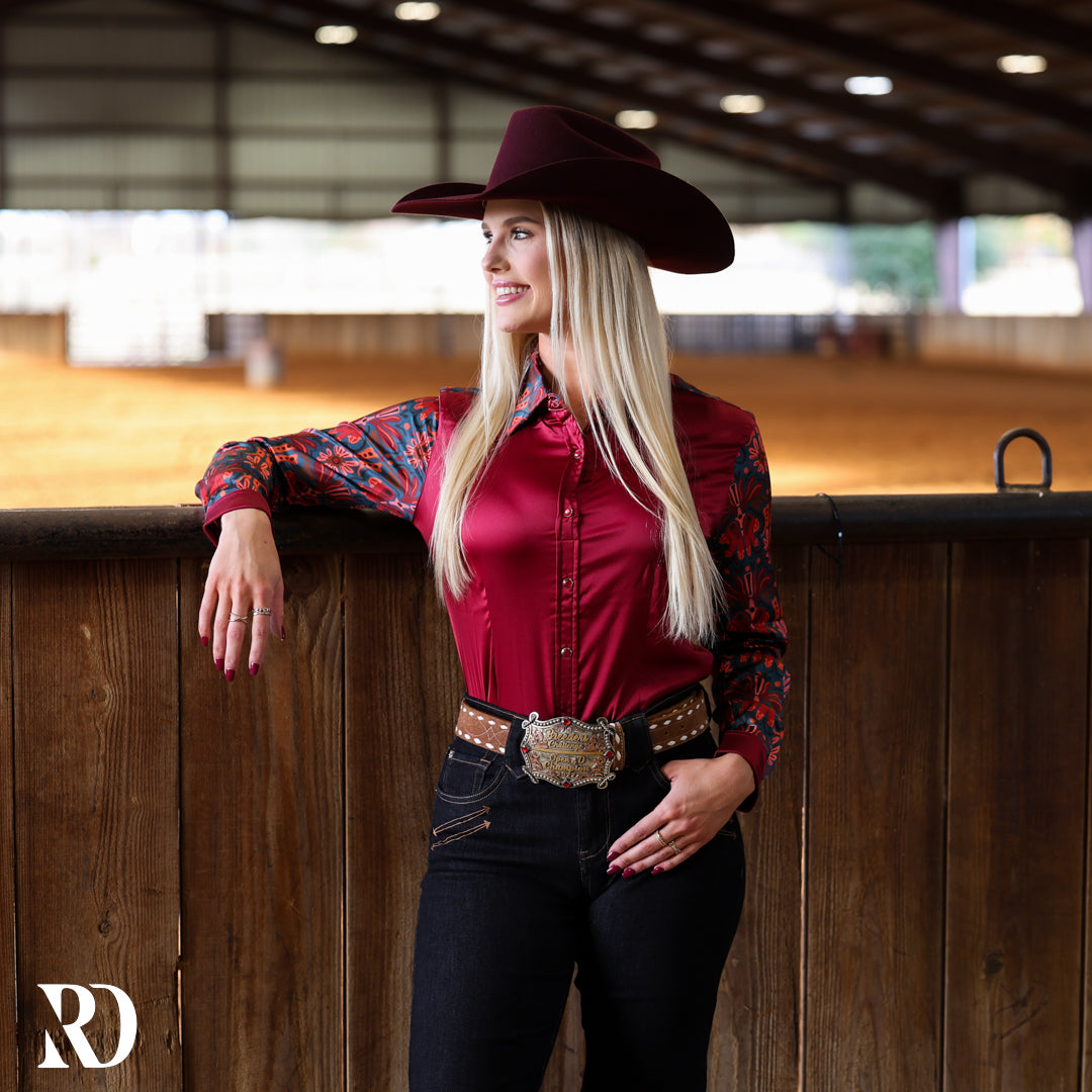 FIESTA SATIN PERFORMANCE RODEO SHIRT