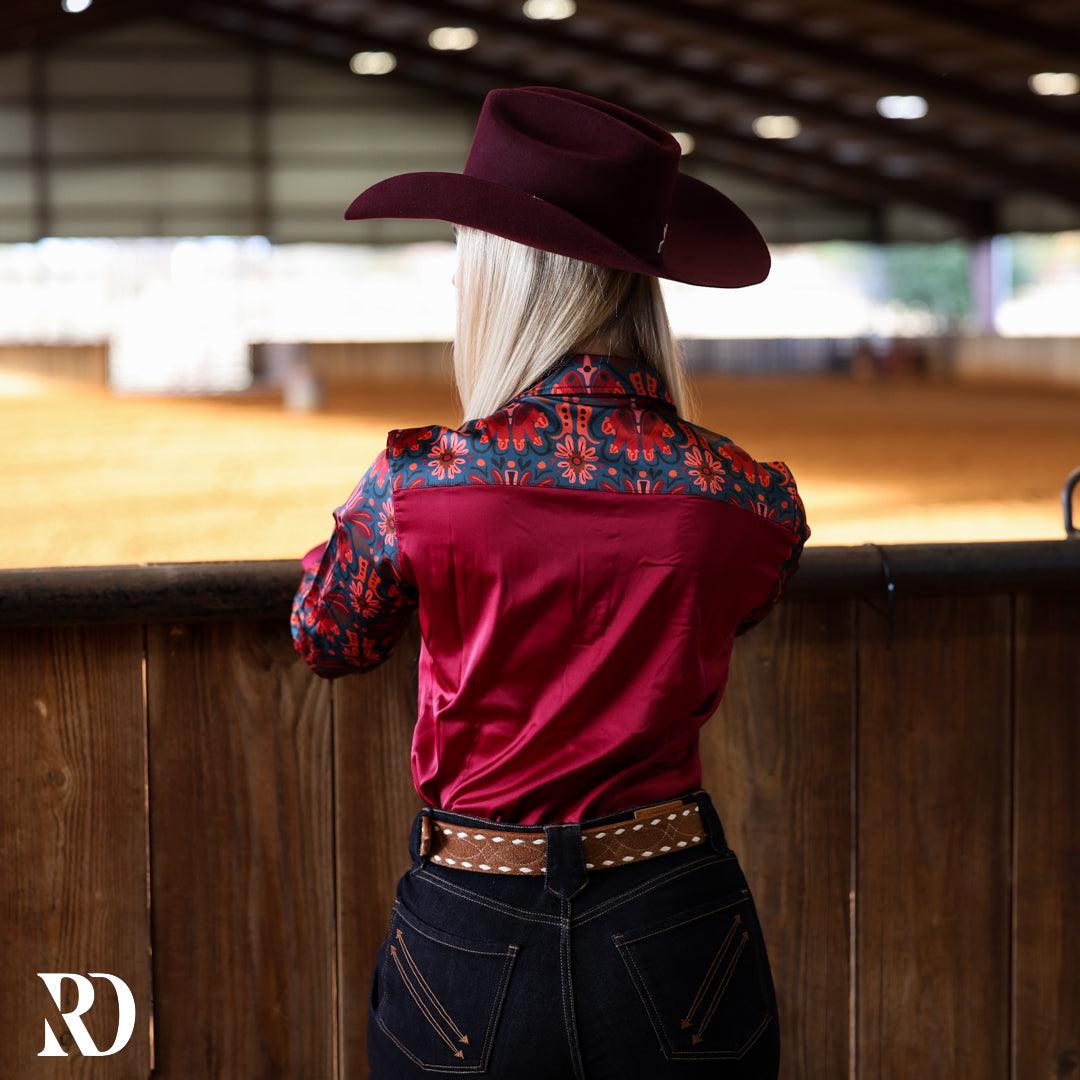 FIESTA SATIN PERFORMANCE RODEO SHIRT