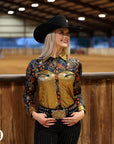 VEGAS HEAT SPARKLE PERFORMANCE RODEO SHIRT