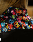 DICE ROLL SATIN PERFORMANCE RODEO SHIRT