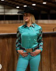 BRONC BUSTER SATIN PERFORMANCE RODEO SHIRT
