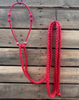 Lariat  Hackamore and Double Reins - Assorted Colors