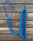 Lariat  Hackamore and Double Reins - Assorted Colors