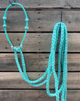 Lariat  Hackamore and Double Reins - Assorted Colors