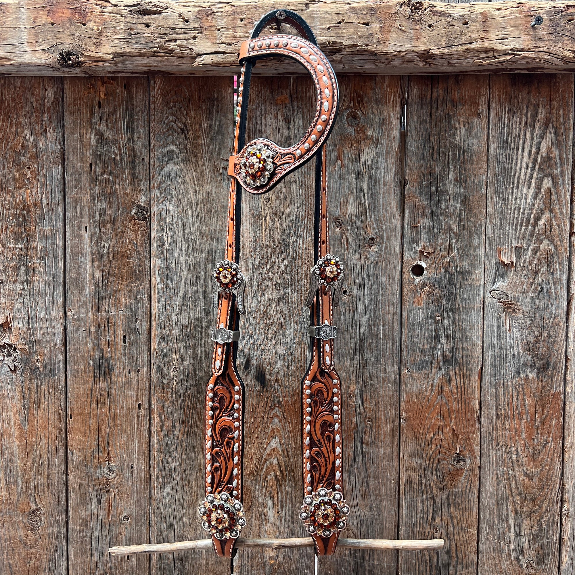 Buckstitch One Ear Headstall / Bridle 