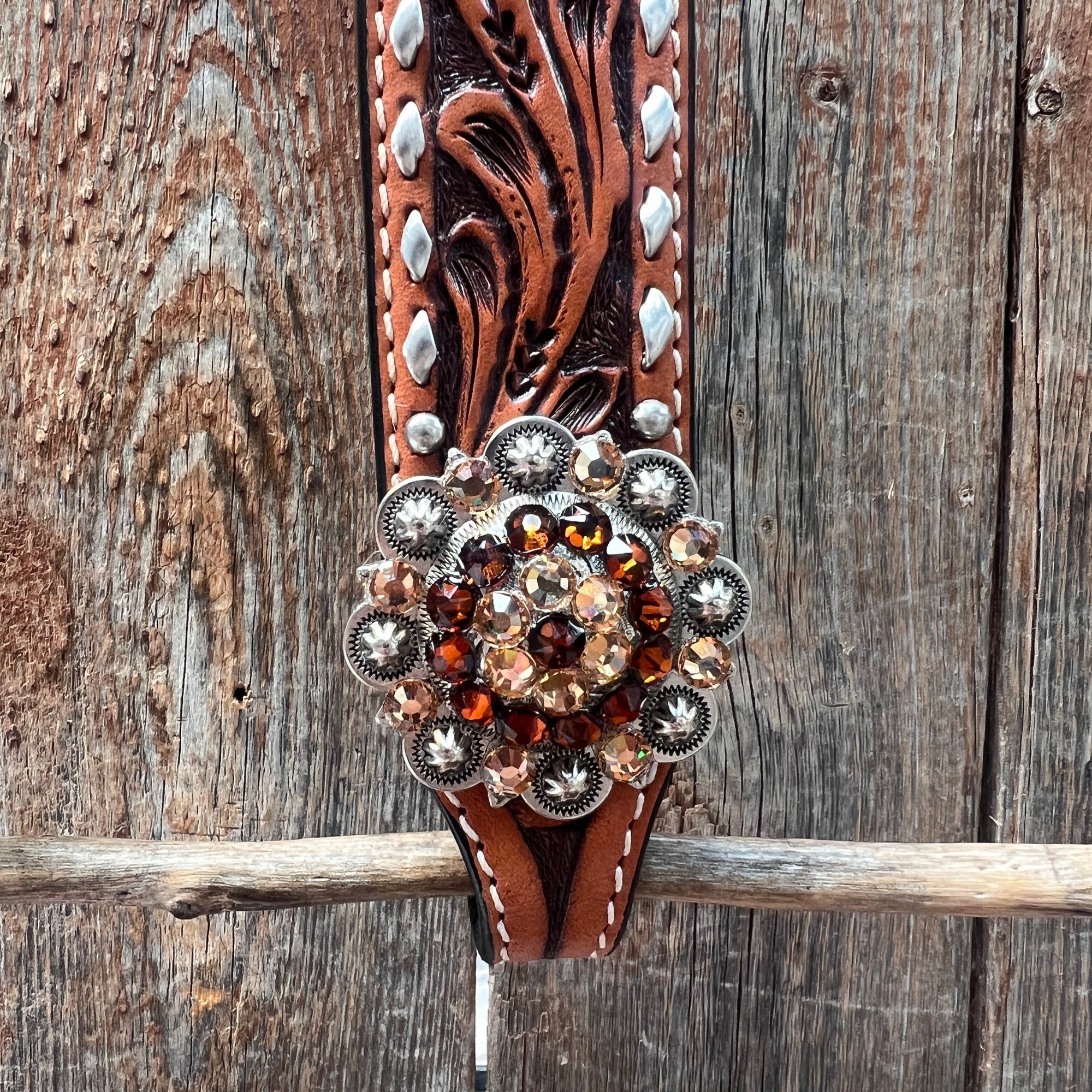 Buckstitch One Ear Headstall / Bridle 