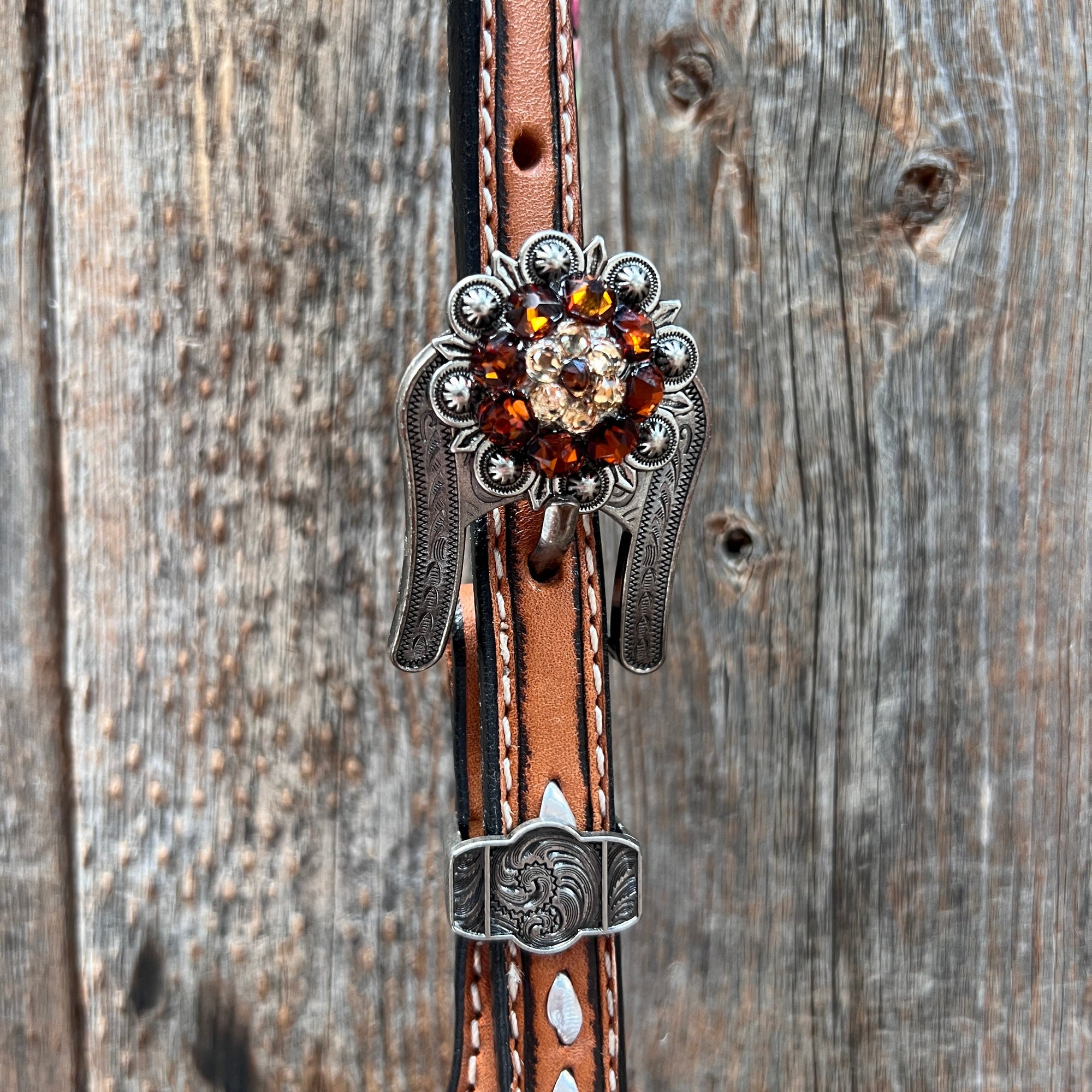 Buckstitch One Ear Headstall / Bridle 