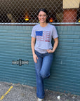 Bit of Freedom Tee- GRAY